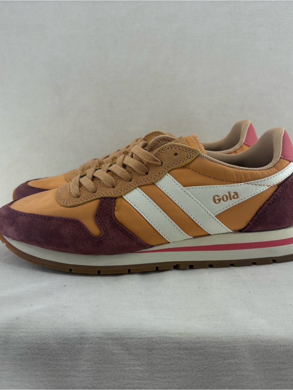 Gola Daytona Chute Smeskets Salmon/Red Ochre women’s size 8.5/39.5 NEW